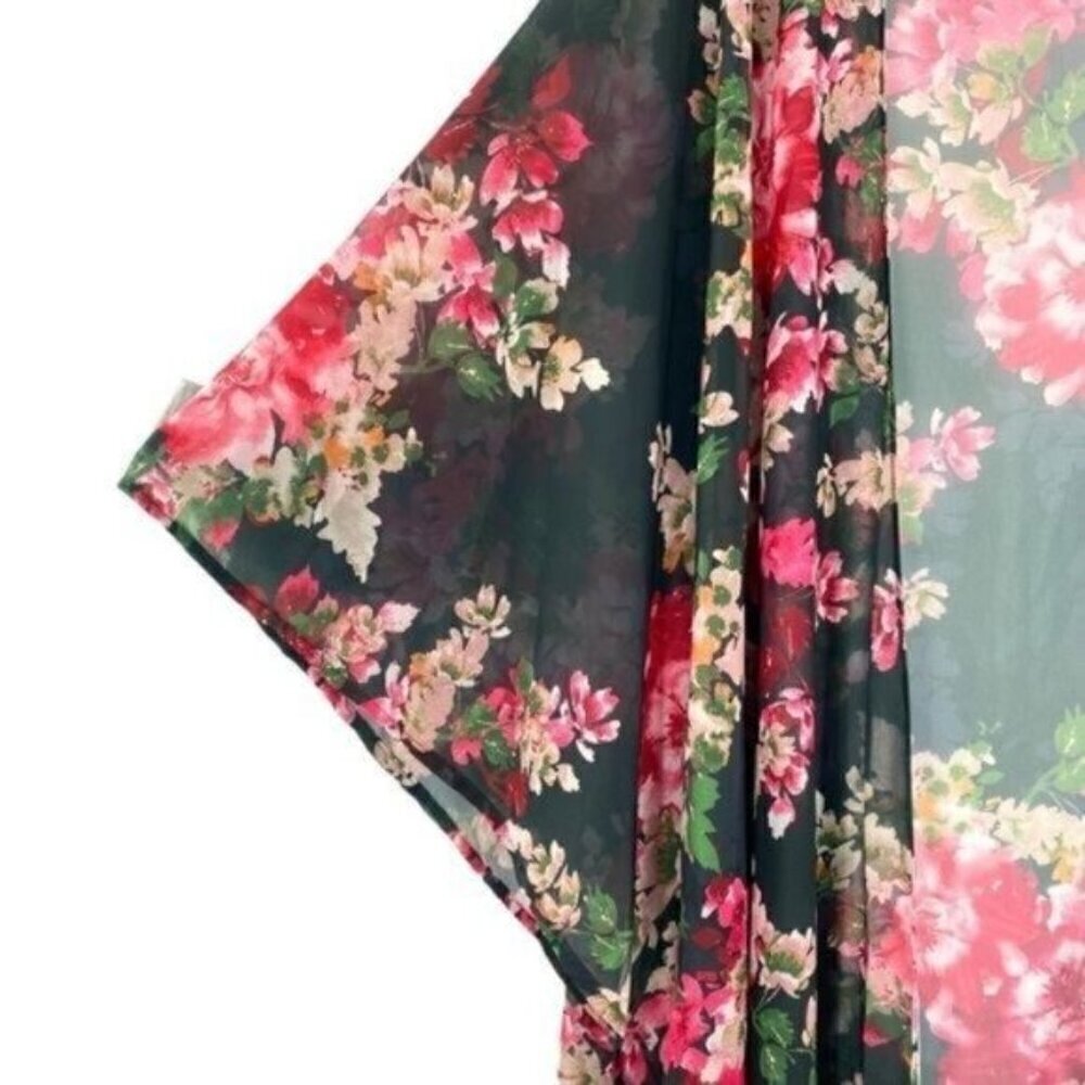 Umgee Floral Boho Tassel Kimono Top - Picture 6 of 16